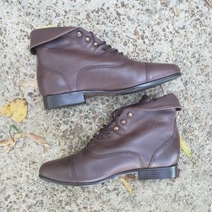 ♡Vintage♡ Maine Woods Lace Up Leather Boots